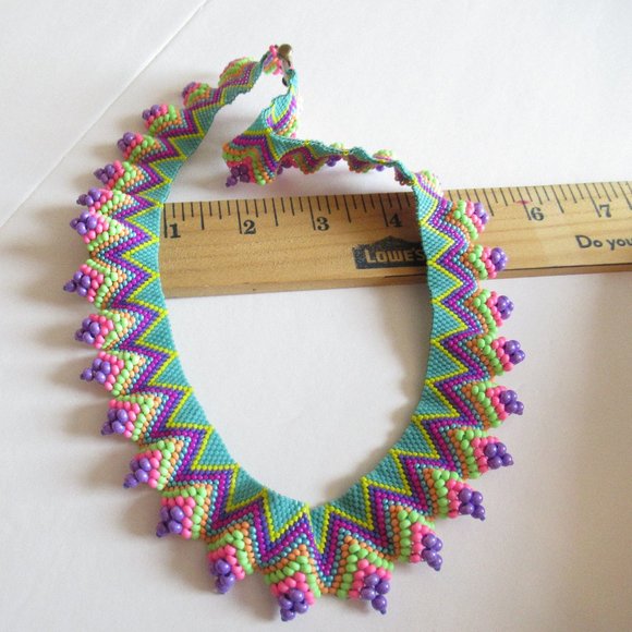 Hand stitched Collar Necklace - Picture 12 of 15